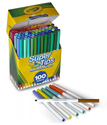 Crayola Supertips de 100