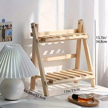 Cargar imagen en el visor de la galería, Mini estantería de madera
