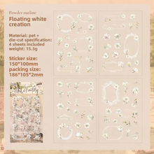 Cargar imagen en el visor de la galería, Stickers marcos de flores
