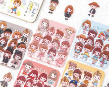 Cargar imagen en el visor de la galería, Stickers Cute Girl
