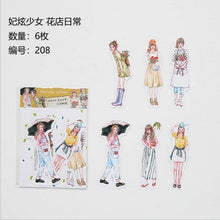 Cargar imagen en el visor de la galería, Stickers chicas
