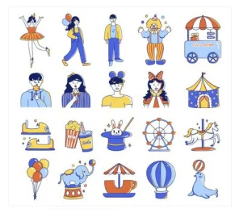 Sticker Character Cute