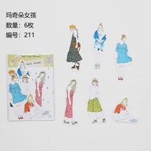 Cargar imagen en el visor de la galería, Stickers chicas
