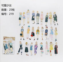 Cargar imagen en el visor de la galería, Stickers chicas
