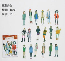 Cargar imagen en el visor de la galería, Stickers chicas
