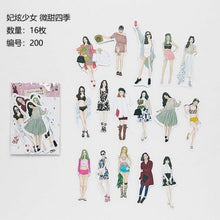 Cargar imagen en el visor de la galería, Stickers chicas
