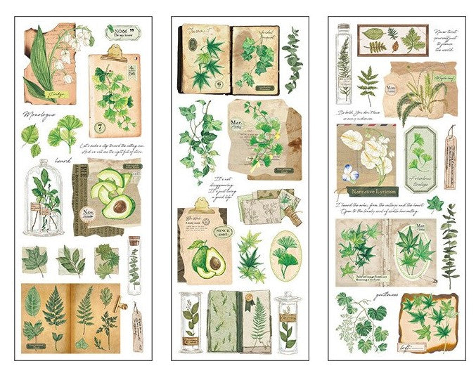 Stickers Vintage Plant