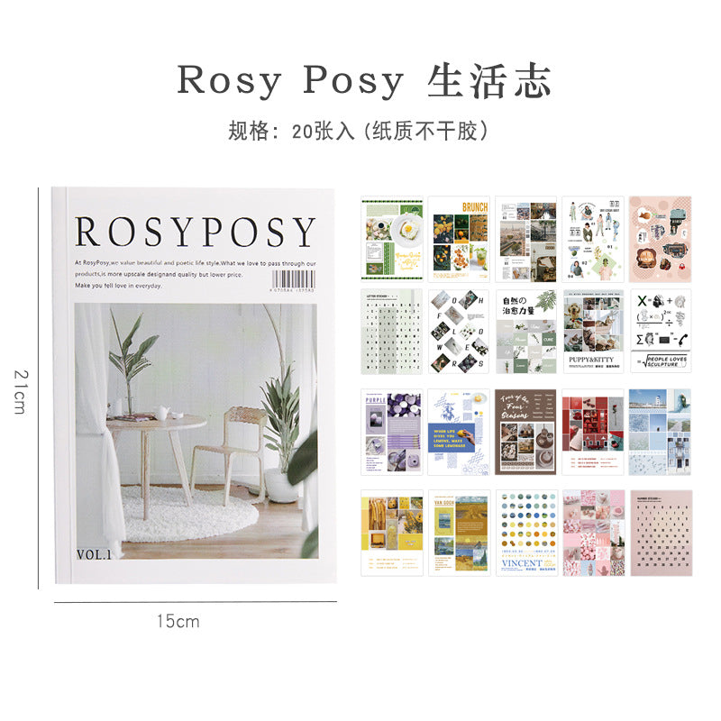 Revista de stickers ROSYPOSY