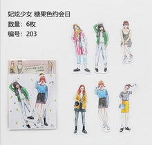 Cargar imagen en el visor de la galería, Stickers chicas
