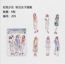 Cargar imagen en el visor de la galería, Stickers chicas
