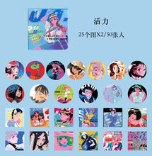 Cargar imagen en el visor de la galería, Stickers tipo anime
