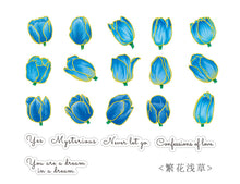 Cargar imagen en el visor de la galería, Sticker flower foil
