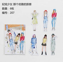 Cargar imagen en el visor de la galería, Stickers chicas
